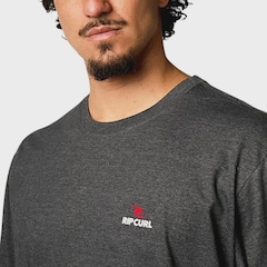 Camiseta Rip Curl Corporate Black Marley Masculina - Foto 3