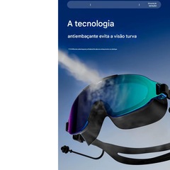 Mascara de Natação Gold Sports Max+ 13.0 High Definition Eletroplacage - Foto 4