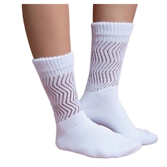 Kit 3 Pares Meião Cano Alto Academia Vekyo Meia Aeróbica Fitness - Foto 3