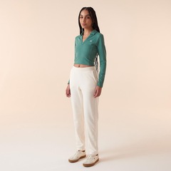 Camiseta Polo Fila Ml Fit Letter Touch Feminina - Foto 3