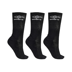 Meia Cano Médio Umbro Tripack Unissex - Foto 1