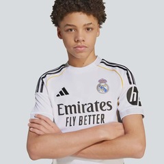 Camisa Real Madrid Home 2026 adidas Infantil - Foto 7