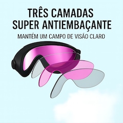 Mascara de Natação Gold Sports Platinum Swin 15.0 High Definition - Foto 2