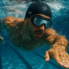 Mascara de Natação Gold Sports Platinum Swin 15.0 High Definition - Foto 4