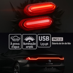 Lanterna traseira de Bike Gold Sports Strong  Com Cabo Usb - Foto 6