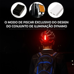 Lanterna traseira de Bike Gold Sports Strong  Com Cabo Usb - Foto 8