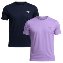 Kit 2 Camisetas Diadora Small Logo Masculina - Foto 1