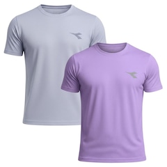 Kit 2 Camisetas Diadora Small Logo Masculina - Foto 1