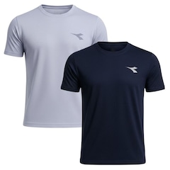 Kit 2 Camisetas Diadora Small Logo Masculina - Foto 1