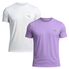 Kit 2 Camisetas Diadora Small Logo Masculina - Foto 1