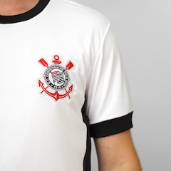 Camisa Do Corinthians Recortes Lateral Coimbra - Masculino - Foto 3