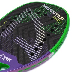 Raquete De Beach Tennis Shark Monster Pro 2025 - Foto 2
