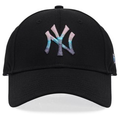 Boné Aba Curva New Era MLB New York Yankees Metallic 9Forty Unissex - Foto 2