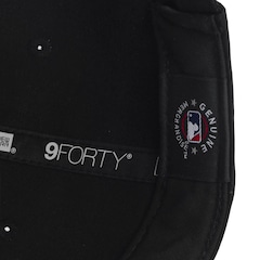 Boné Aba Curva New Era MLB New York Yankees Metallic 9Forty Unissex - Foto 7