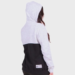 Blusão de Moletom Surf Center Santos Mescla Feminina - Foto 2