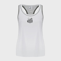 Camiseta Regata Braziline Santos Batimento Feminina - Foto 1