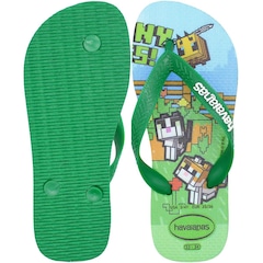 Chinelo De Dedo Havaianas Kids Minecraft Infantil - Foto 3