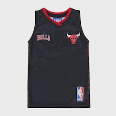 Camiseta Regata Braziline Chicago Bulls Essence Infantil - Foto 1