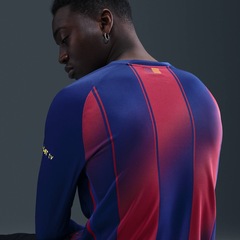 Camisa Barcelona Manga Longa I 2025/26 Torcedor Pro Nike Masculina - Foto 2