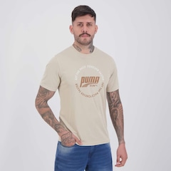 Camiseta Puma Graphic Run Emblem Tee Masculina - Foto 2