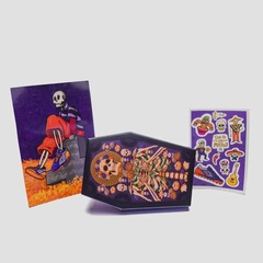 Chuteira Society Infantil Umbro Ultimate Día de Los Muertos - Foto 10