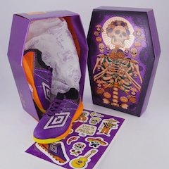 Chuteira Futsal Infantil Umbro Ultimate JR Día de Los Muertos - Foto 10