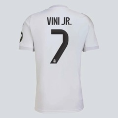 Camisa Real Madrid CF Home 25/26 7 Vini Jr adidas Masculina - Foto 1