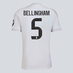 Camisa Real Madrid CF Home 25/265 Bellingham adidas Masculina - Foto 1