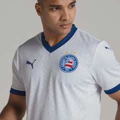 Camisa do Bahia I 2025 10 E. Ribeiro Puma Masculina - Foto 3