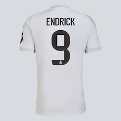 Camisa Real Madrid CF Home 25/26 9 Endrick adidas Masculina - Foto 1