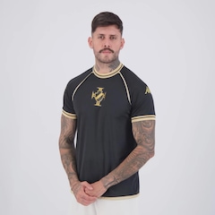 Camisa do Vasco Supporter Shore Kappa Masculina - Foto 3