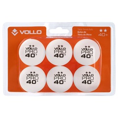 Kit Ping Pong Vollo 2 Raquetes Impulse + 6 Bolas Brancas + 6 Bolas Laranjas - Foto 5