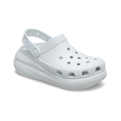 Sandália Unissex Crocs Classic Crush Platform Clog Moonlight - Foto 2