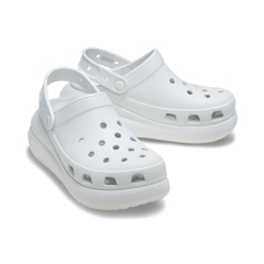 Sandália Unissex Crocs Classic Crush Platform Clog Moonlight - Foto 4