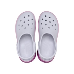 Sandália Feminina Crocs Stacked Clog Grapeberry - Foto 5