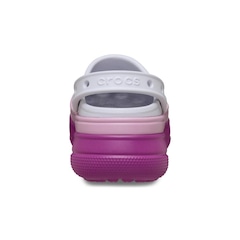 Sandália Feminina Crocs Stacked Clog Grapeberry - Foto 7