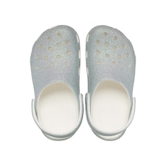 Sandália Unissex Crocs Classic Iridescent Glitter Clog K - Foto 5