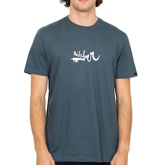 Camiseta Quiksilver Impaired Logo DNA Masculina - Foto 1