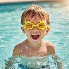 Óculos de Natação Speedo Splash Club Infantil - Foto 2