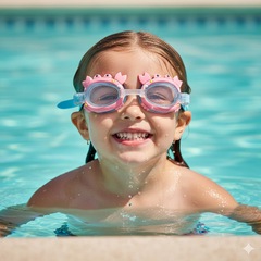 Óculos de Natação Speedo Splash Club Infantil - Foto 2