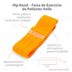 Kit Faixas Elásticas Hip Band PMG + 3 Faixas 3 Intensidades - Foto 7