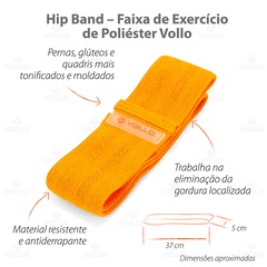 Kit Faixas Elásticas Poliéster Vollo Hip Band - Foto 6