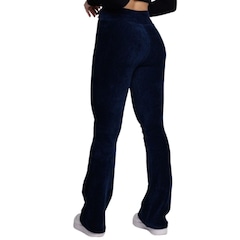 Calça Legging Flare Cotelê Vekyo Veludo Feminina - Foto 2