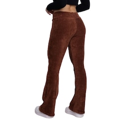 Calça Legging Flare Cotelê Vekyo Veludo Feminina - Foto 2