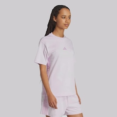 Camiseta adidas ESS 3 Stripes Feminina - Foto 2