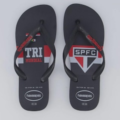 Chinelo Havaianas São Paulo Tri Mundial Unissex - Foto 1