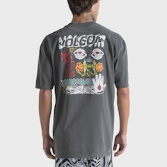 Camiseta Comfort Fit Volcom Brain Storm Masculina - Foto 2