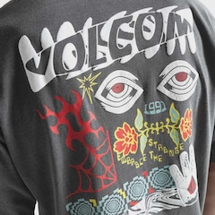 Camiseta Comfort Fit Volcom Brain Storm Masculina - Foto 3