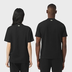 Camiseta Lacoste Estampa Assinada Noir Unissex - Foto 5