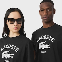 Camiseta Lacoste Estampa Assinada Noir Unissex - Foto 6